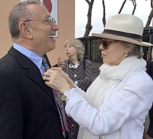 Rosati with Milena Canonero and Elda Ferri (Sala Fellini, 2019)