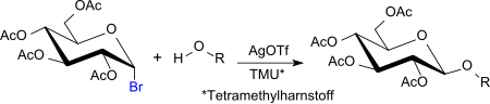 Glycosidsynthesen mit AgOTf + Tetramethylharnstoff