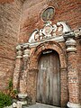 Side door near the back of the church