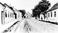 Gleise der Dampftramway (südliche Linie) in der Ketzergasse in Rodaun (1915)