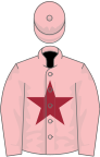 Pink, maroon star