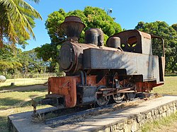 locomotive of the sugar mill in Namakia