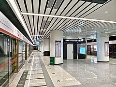 Huaxiang Dongqiao station of Fangshan Line