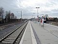 Haltepunkt Radebeul-Zitzschewig, Blick Richtung Coswig