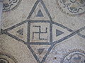 swastika from Roman mosaic II cent. A. D. Sousse Tunisia