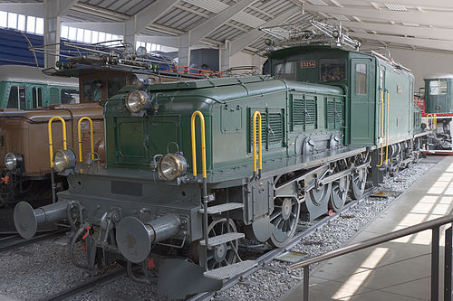 Das Krokodil Be 6/8II 13254 im Verkehrshaus der Schweiz in Luzern (Juli 2006).