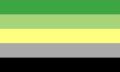 Second aromantic flag, February–November 2014