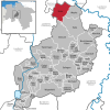 Lage der Gemeinde Stuhr im Landkreis Diepholz