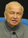 Photographic portrait of Sushilkumar Shinde