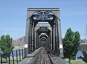 Different view of the 1912 Southern Pacific Railroad Bridge over Tempe Lake.