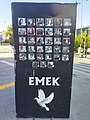 Ankara Garı'nın önündeki "emek" anıtı