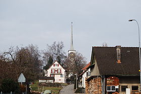 Blick auf die Kirche