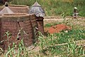 A reconstructed tata somba in Benin