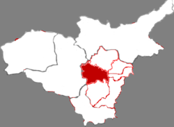 Location in Taiyuan