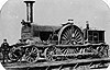 Bristol and Exeter Railway locomotive No. 44, built in 1854 with 9-foot (2.7 m) diameter drivers, withdrawn 1870