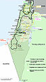 Israeli controlled zones on June 1948