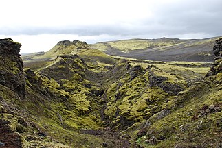 Die Kraterreihe der Laki-Krater