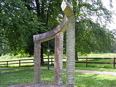 Halbes Pilgerdenkmal in Loccum