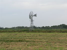 De windmotor van de Jan Durkspolder in 2009