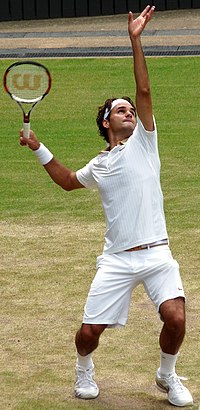 Roger Federer at 2009 Wimbledon