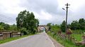 Viaduct, în Săcel, Maramureș, peste DN 17C, în direcția Moisei.