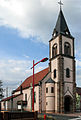 Südwestseite der Kirche St. Gallus