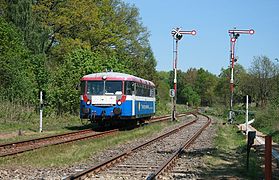 „T 11“ auf seiner Abschiedsfahrt am 1. Mai 2009 in Brügge (Prign)