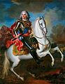 Louis de Silvestre: König August II. von Polen zu Pferde