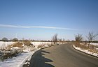 Privatstraße nach Arkenberge, vom Eckpunkt Am Schafstall nach Nordost