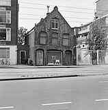 Het 'Boomschorshuisje' tegenover het Vondelpark; 1996.