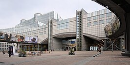 Het Europees Parlement in Brussel