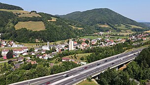 Blick auf Grimmenstein