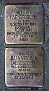 Stolpersteine für die Laengsdorffs