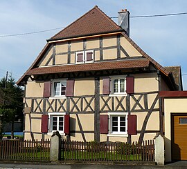 The town hall in Reiningue