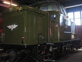 Di 2 833 in het spoorwegmuseum te Hamar