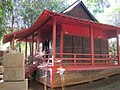 Side view of main building