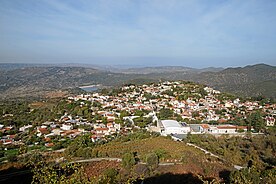 Blick auf Pano Panagia