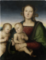 Madonna mit Kind und Johannesknaben von Pietro Perugino und Raffael, 1495–1500