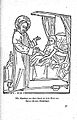 Die Heilung der Schwiegermutter Petri auf einem Holzschnitt von 1485