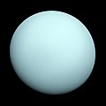 Voyager 2'nin çektiği Uranüs fotoğrafı