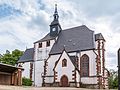 Kirche mit Ausstattung, Kirchhofsmauer mit Toranlage, einige alte Grabsteine, Denkmal für die Gefallenen des Ersten Weltkrieges sowie drei Steinkreuze (Einzeldenkmale der Sachgesamtheit 08971058)