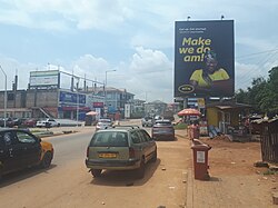 Trotro stop in Christian Village