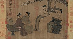 A Literary Garden (文苑图 Wenyuantu)