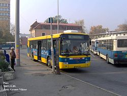 Mercedes-Benz Conecto a Főpályaudvarnál