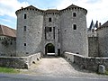 Pont de pierre remplaçant le pont-levis du château de Bourg-Archambault