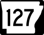 Highway 127 marker