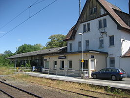 Voormalig stationsgebouw van Leese-Stolzenau (2015)