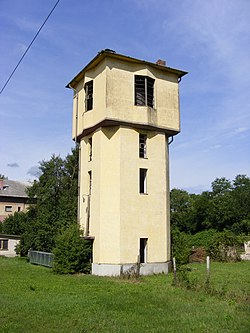 Water house of the railway station in Beleg