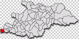 Location in Maramureș County