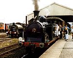 Caledonian locomotive CR 419 at the Bo'ness and Kinneil Railway (formerly part of the North British Railway)